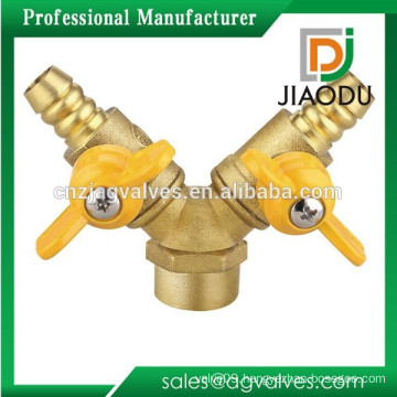 Special Cool Design Three Inch High Pressure Water Brass Female Thread Double Natural Gas Ball Valve